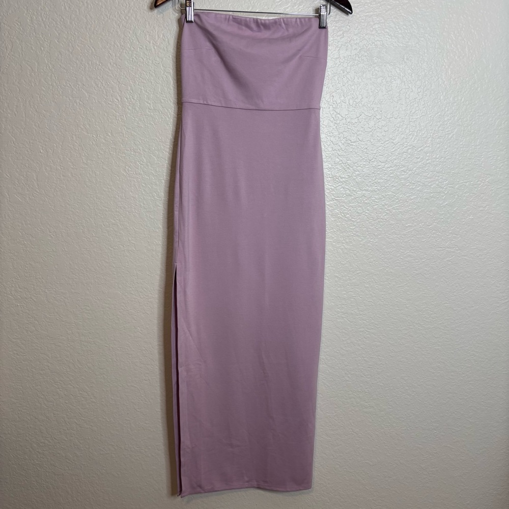 NWT NBD Dream Strapless Gown Maxi Dress in Lilac - Picture 4 of 8